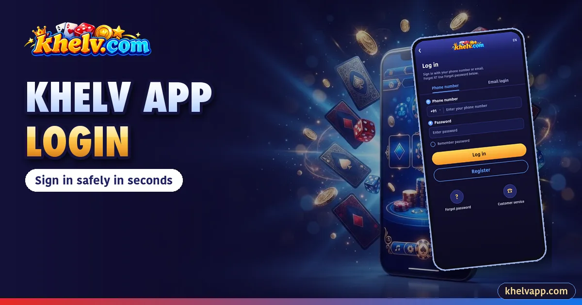 Khelv App Login