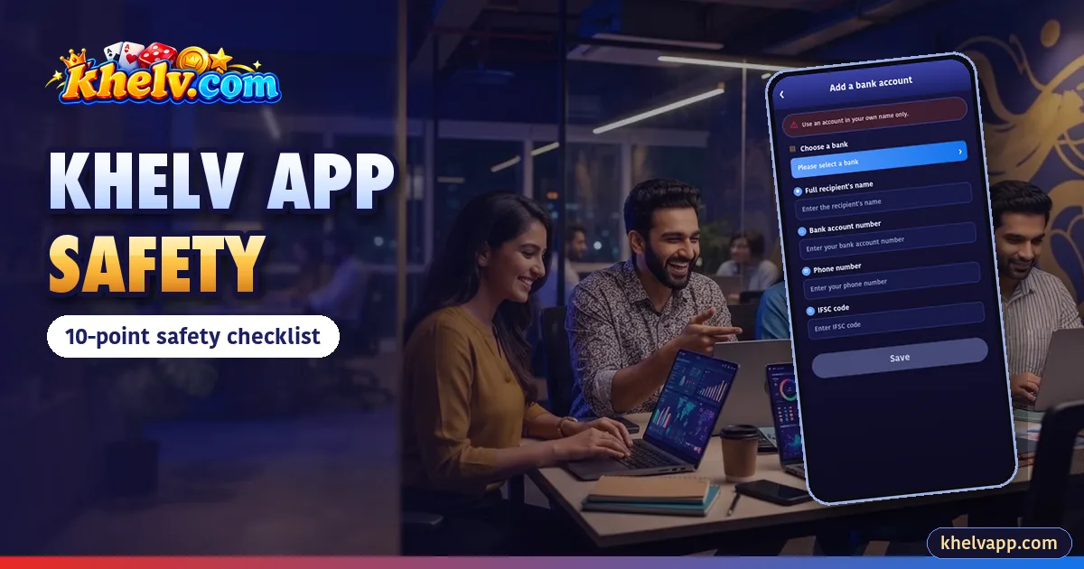 Khelv App Safety Checklist: 10 Points