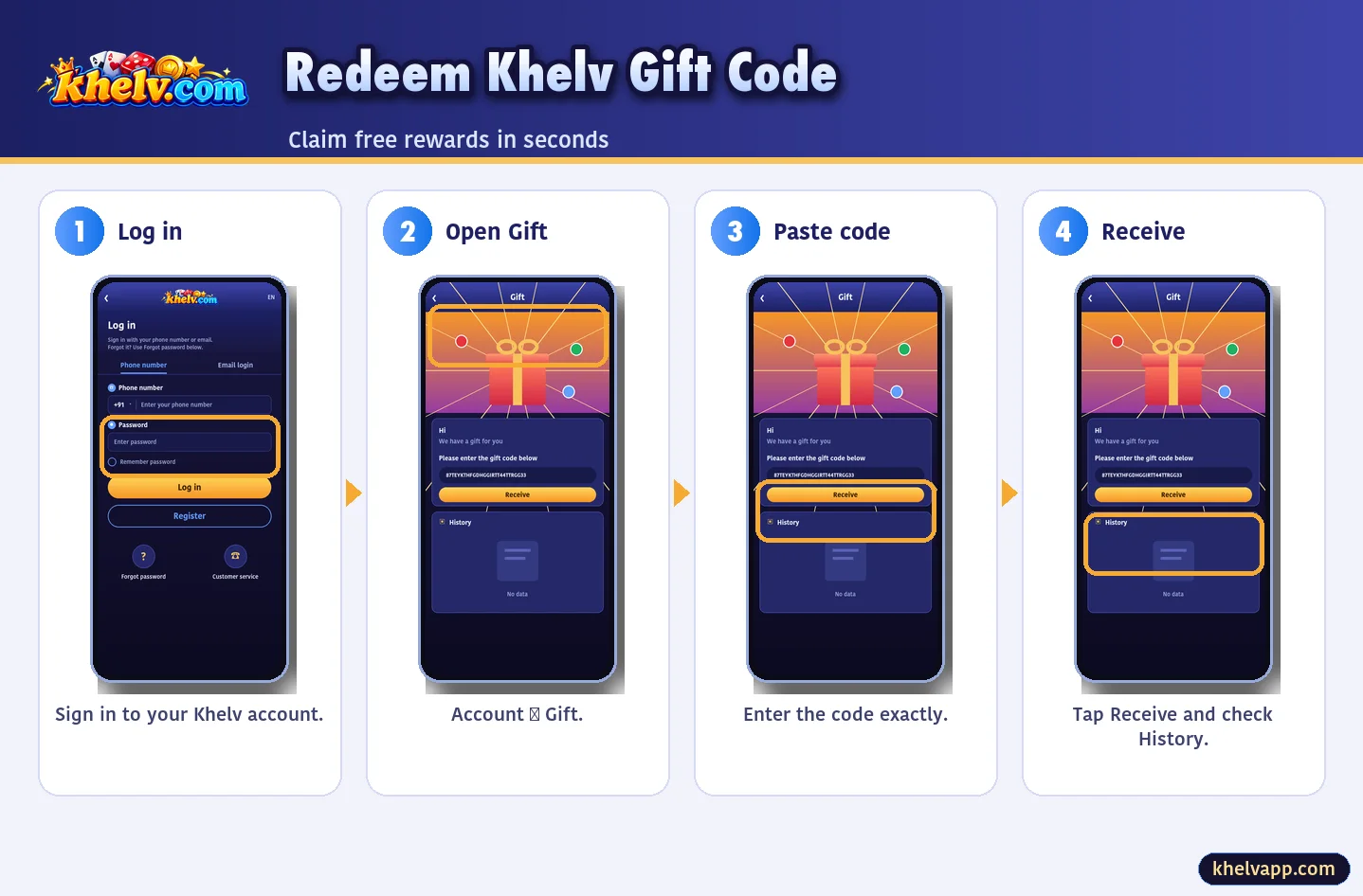 Redeem Khelv gift code